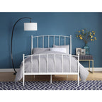 SH2017WHF-1 FULL SIZE METAL BED, WHITE