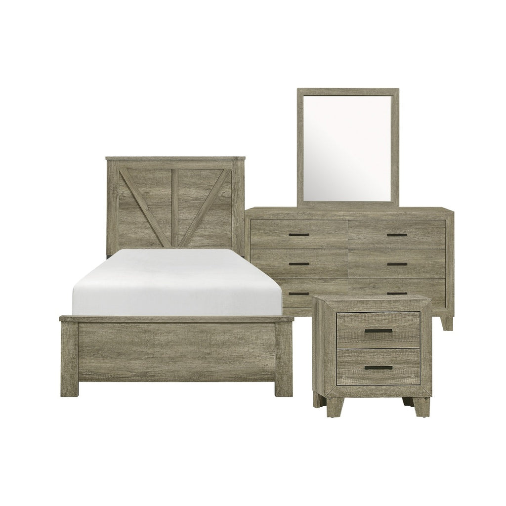 SH2214T-1 TWIN BED W/4 SLATS