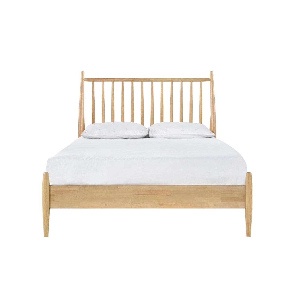 SH2225F-1 FULL SPINDLE WOOD BED, NATURAL FINISH