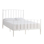 SH2017WH-1 QUEEN SIZE METAL BED, WHITE