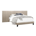 SH281KBGE-1*PN KING WALL BED WITH 2 PANELS, BEIGE