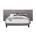 SH281KGRY-1*PN KING WALL BED WITH 2 PANELS, GRAY