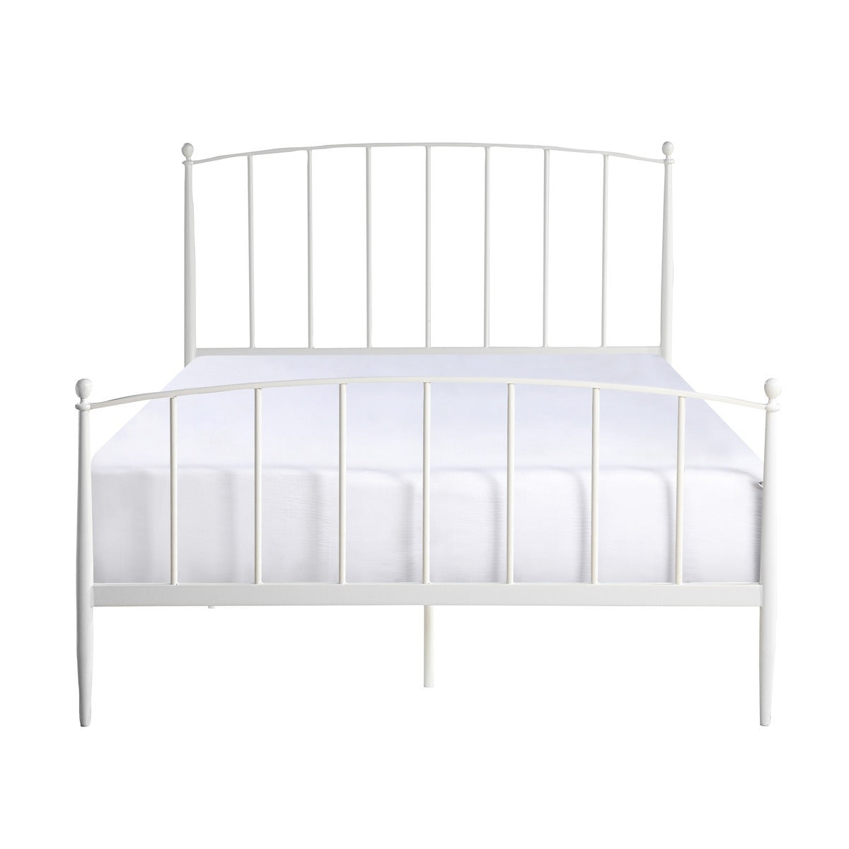 SH2017WH-1 QUEEN SIZE METAL BED, WHITE