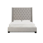 SH229NGRYK-1EK KING BED WITH GRAY FABRIC