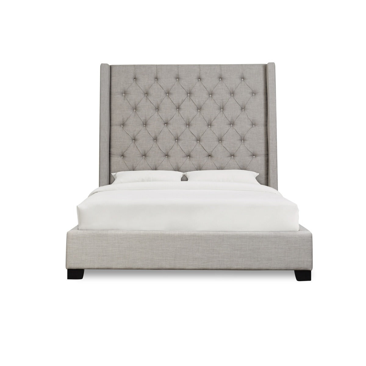 SH229NGRYK-1EK KING BED WITH GRAY FABRIC