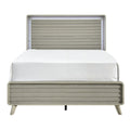 SH2300-1* QUEEN BED W/ LED, ANTIQUE GRAY