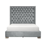 SH228GRY-1* UPHL VELVET QN HB, GRAY