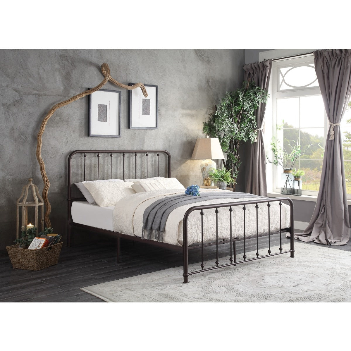 1638K-1EK Eastern King Platform Bed