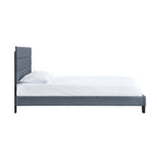 SH251DGRK-1EK KING PLATFORM BED W/13 SLATS, DARK GRAY