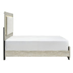 SH2319-1* QUEEN BED W/LED, ANTIQUE LIGHT GRAY