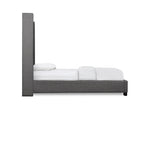 SH229NDGRK-1EK KING BED WITH DARK GRAY FABRIC