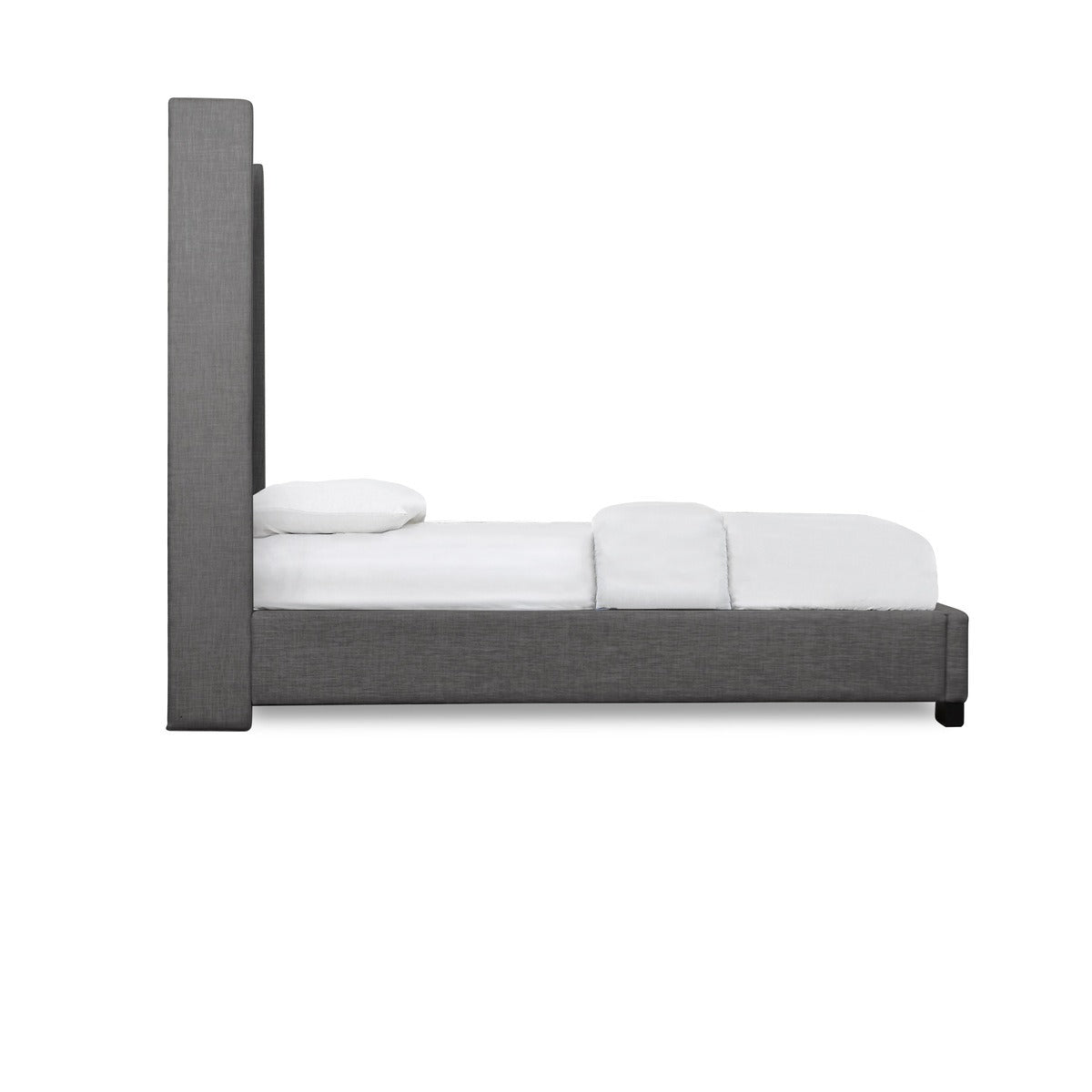 SH229NDGRK-1EK KING BED WITH DARK GRAY FABRIC