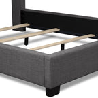 SH229NDGRK-1EK KING BED WITH DARK GRAY FABRIC