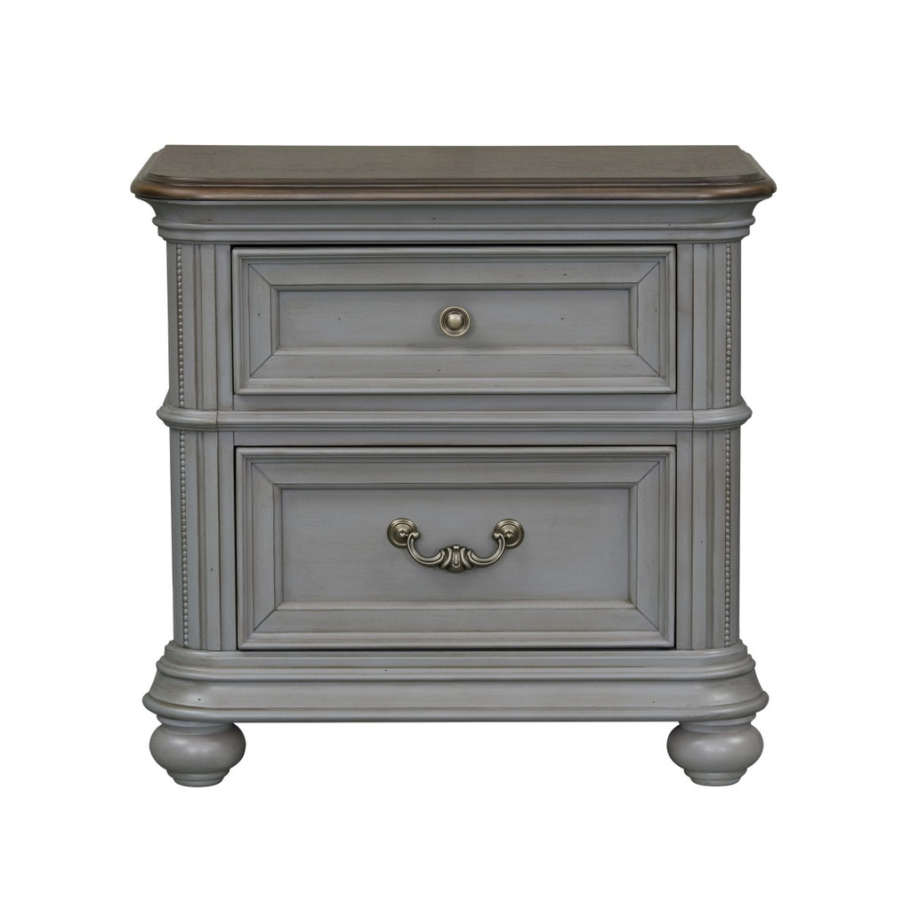 SH2318GY-4 NIGHT STAND WITH USB +C, GRAY