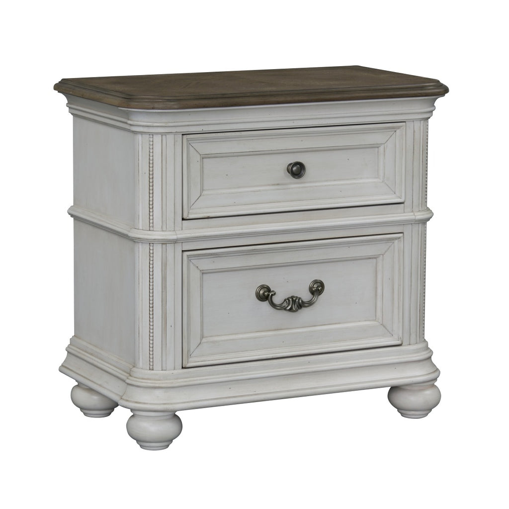 SH2318WH-4 NIGHT STAND WITH USB +C, WHITE