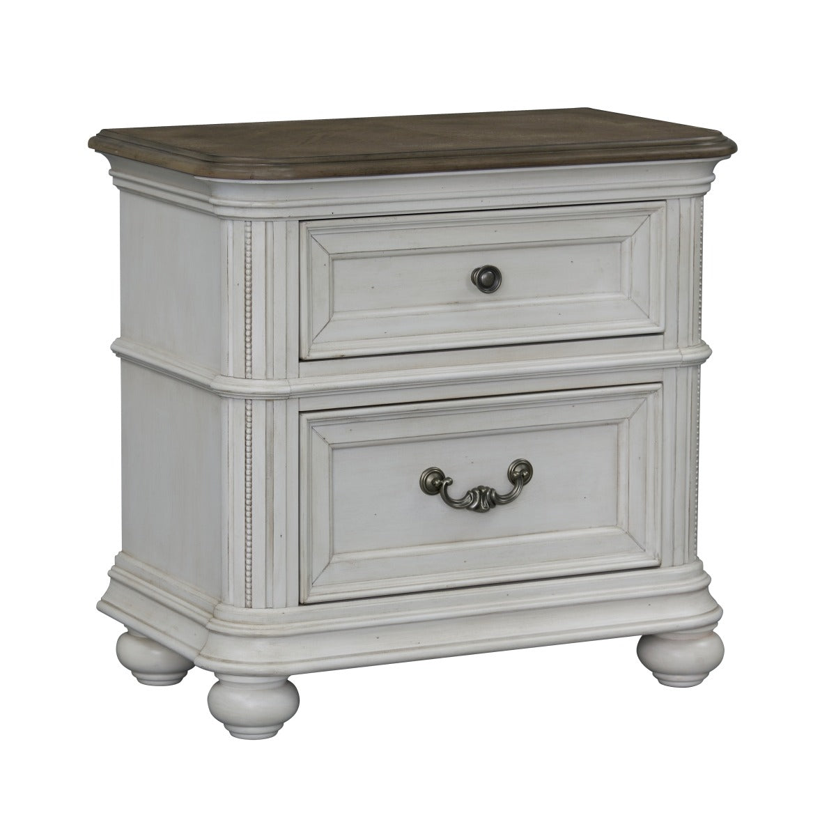 SH2318WH-4 NIGHT STAND WITH USB +C, WHITE