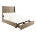5877KBR-1EKDW* Eastern King Platform Bed with Storage Footboard
