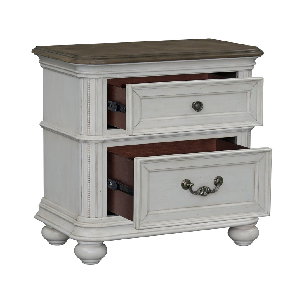 SH2318WH-4 NIGHT STAND WITH USB +C, WHITE