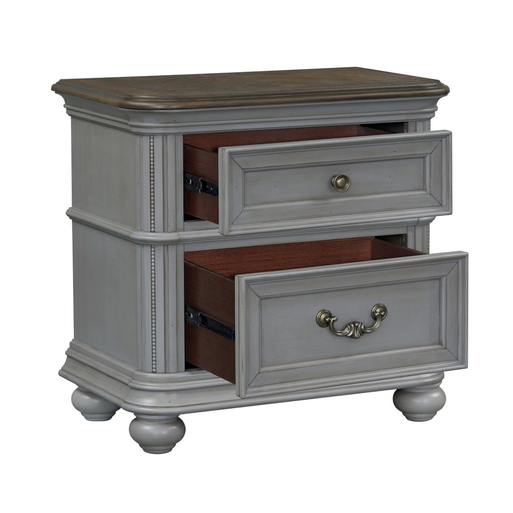 SH2318GY-4 NIGHT STAND WITH USB +C, GRAY