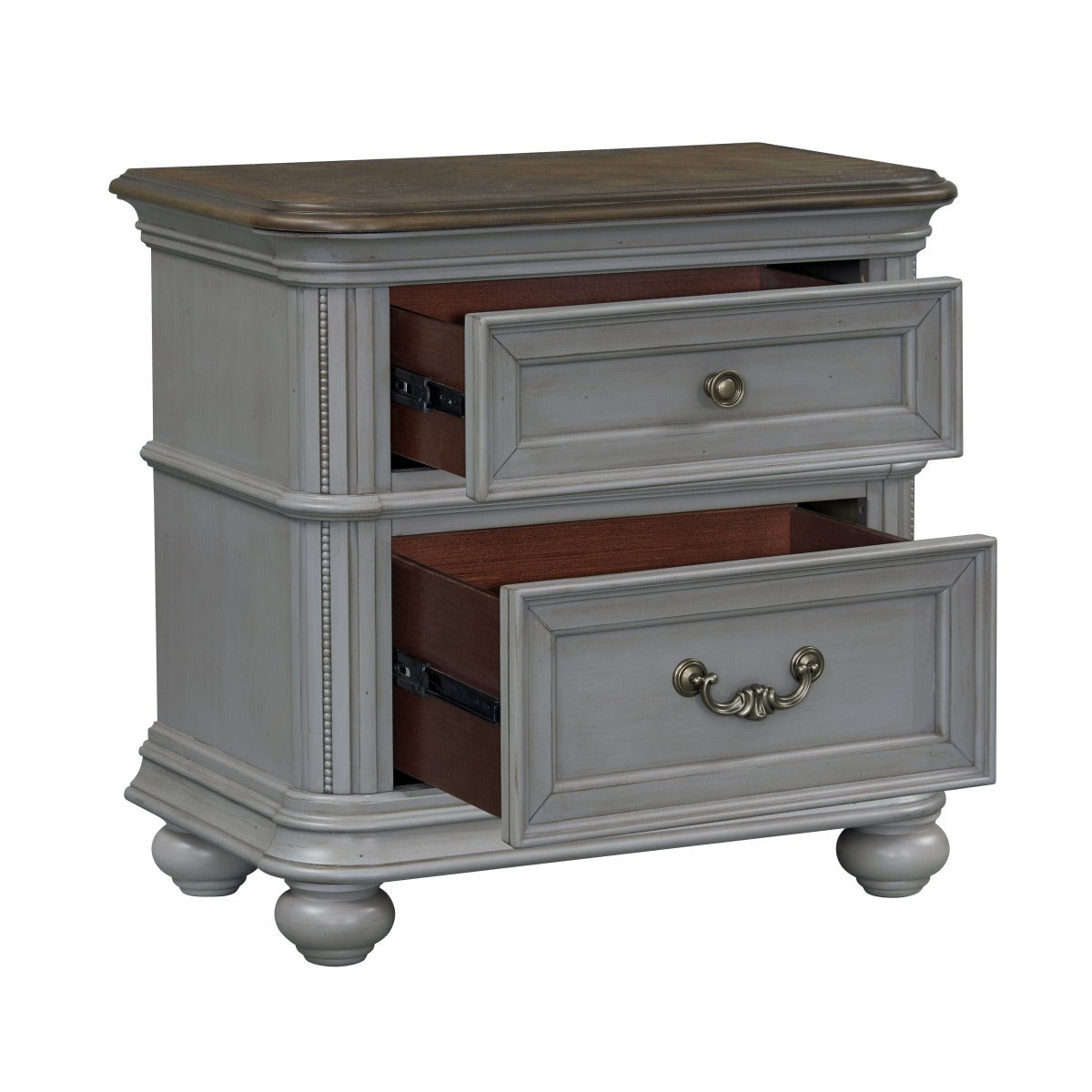 SH2318GY-4 NIGHT STAND WITH USB +C, GRAY