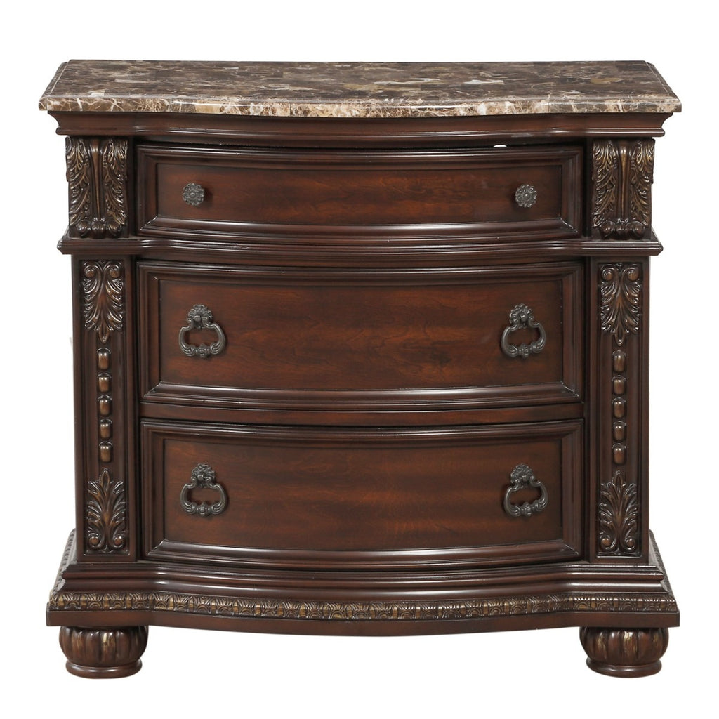 1757-4 Night Stand, Marble Top