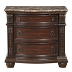 1757-4 Night Stand, Marble Top