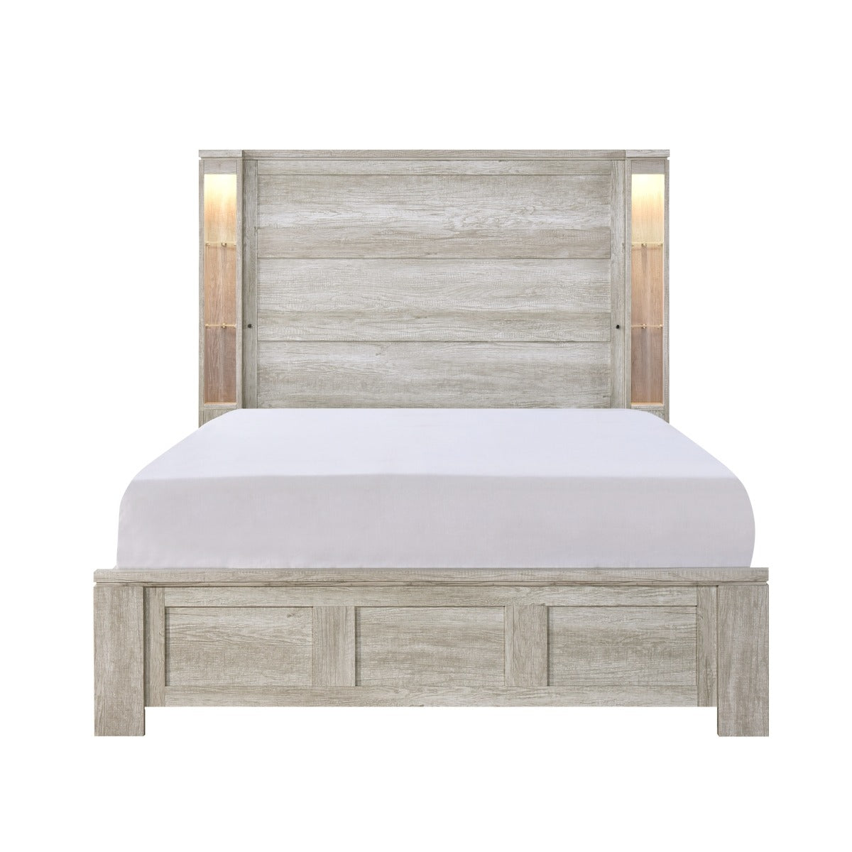 SH2525K-1EK* EK BED, LED LIGHTS AND OPEN SHELVES