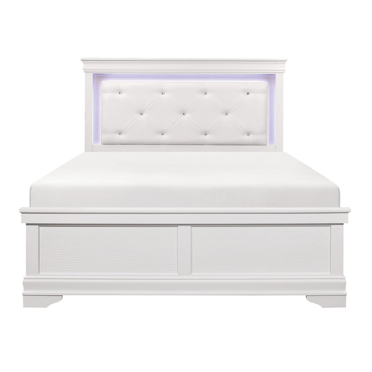 1556WK-1EK* Eastern King Bed with LED Lighting