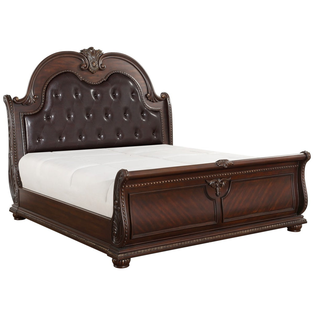 1757-1* Queen Sleigh Bed