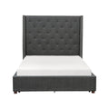 5877KGY-1EK* Eastern King Platform Bed