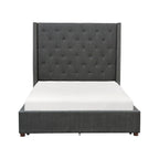 5877KGY-1EK* Eastern King Platform Bed