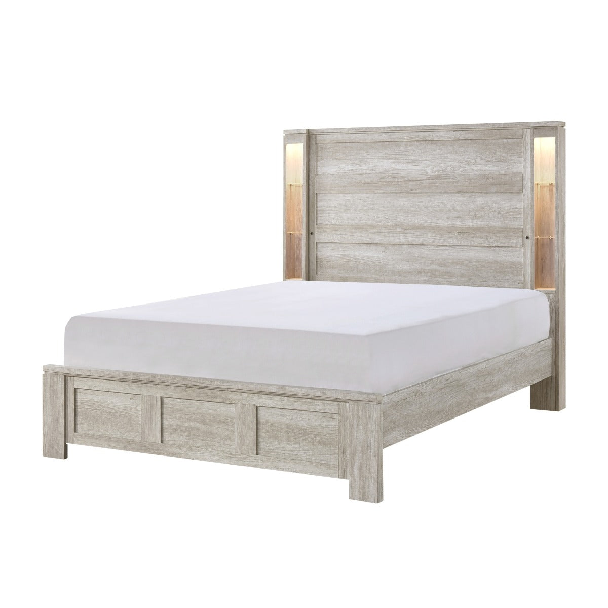 SH2525K-1EK* EK BED, LED LIGHTS AND OPEN SHELVES