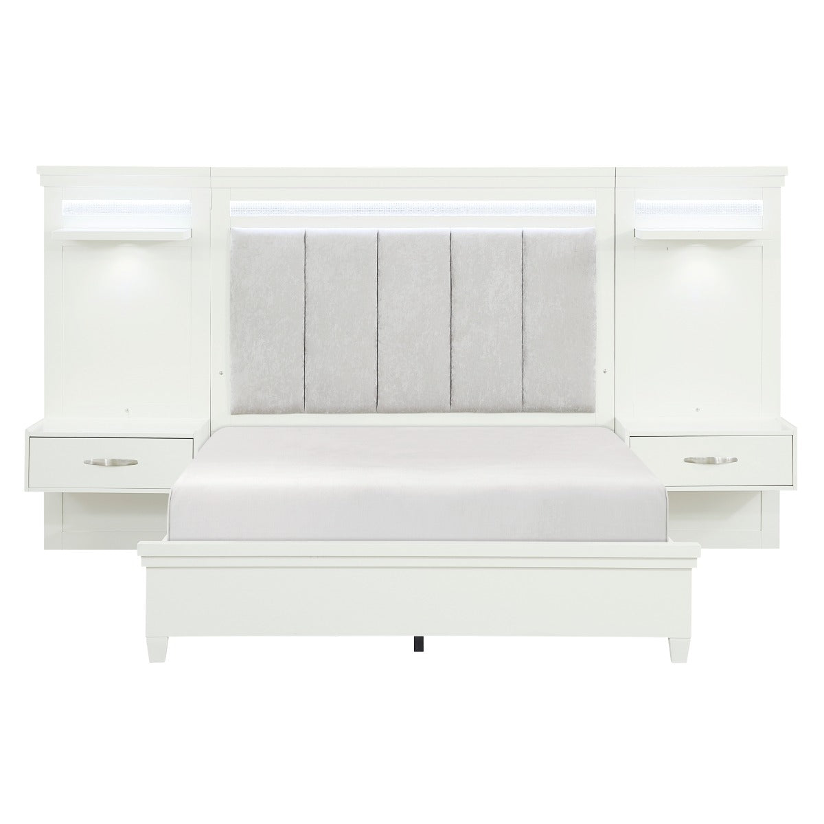 1321-1*WB 3pc Set Queen Wall Bed (QB+2TNS)
