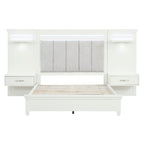 1321K-1EK*WB 3pc Set Eastern King Wall Bed (EKB+2TNS)