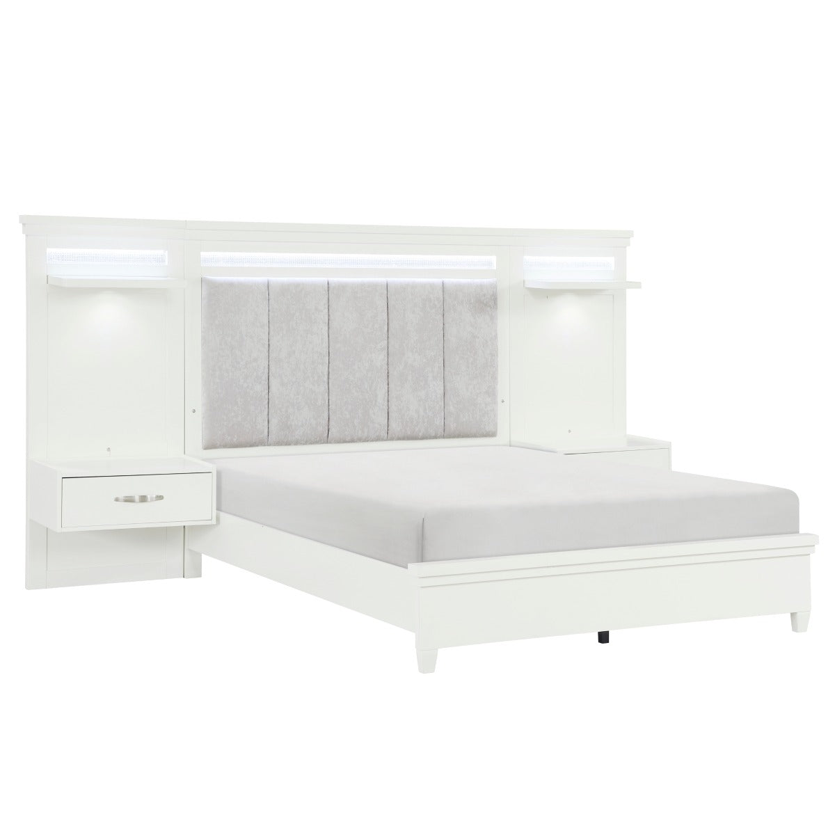 1321K-1EK*WB 3pc Set Eastern King Wall Bed (EKB+2TNS)