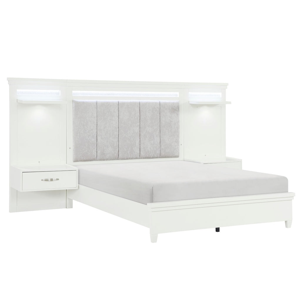 1321-1*WB 3pc Set Queen Wall Bed (QB+2TNS)