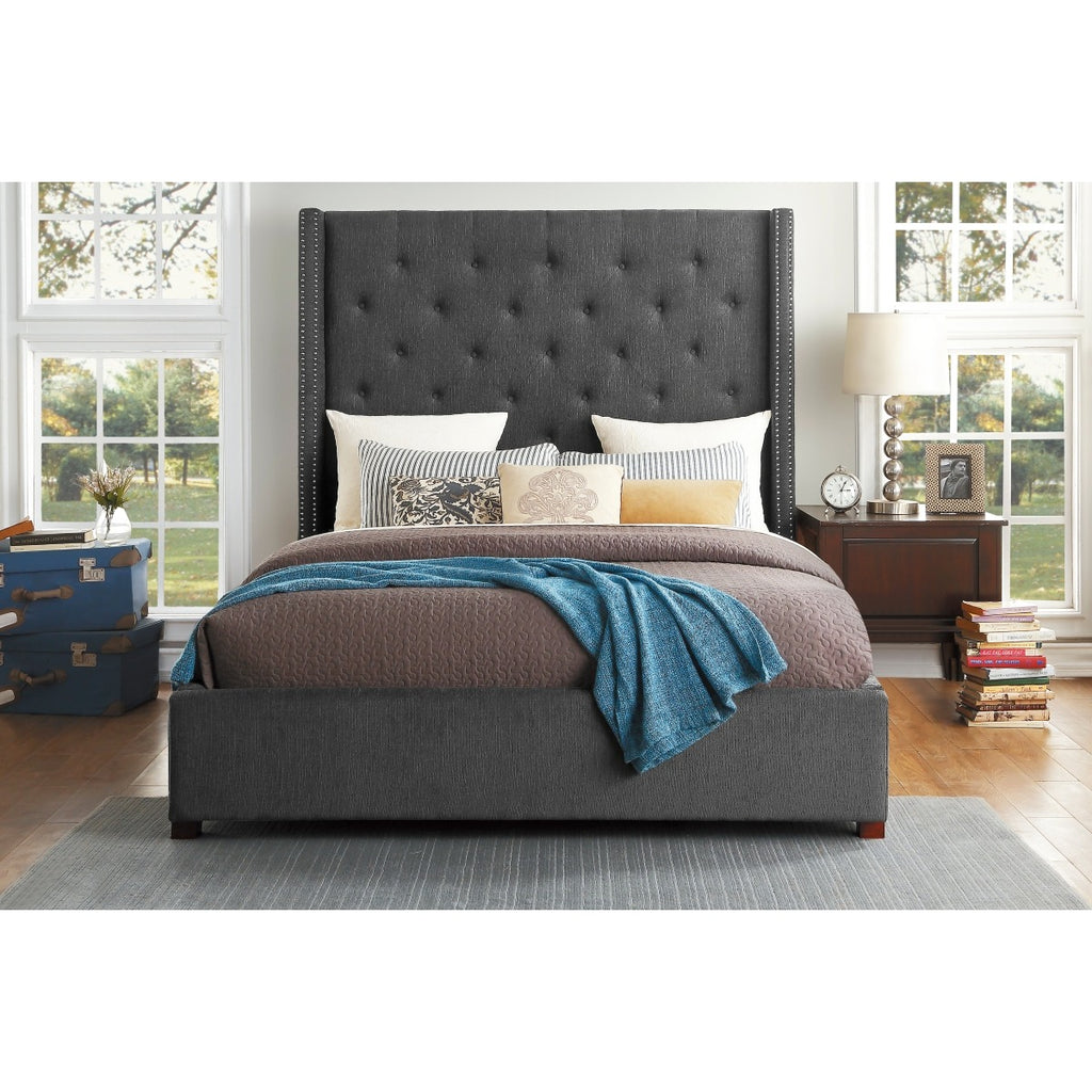 5877KGY-1EK* Eastern King Platform Bed