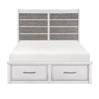 1303K-1EK* Eastern King Platform Bed with Footboard Storage
