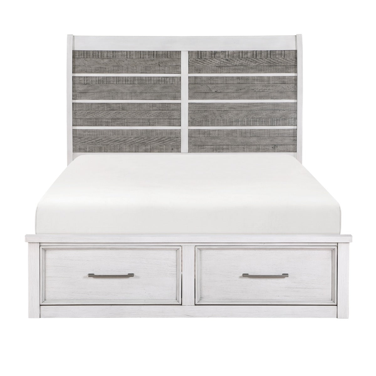 1303K-1EK* Eastern King Platform Bed with Footboard Storage