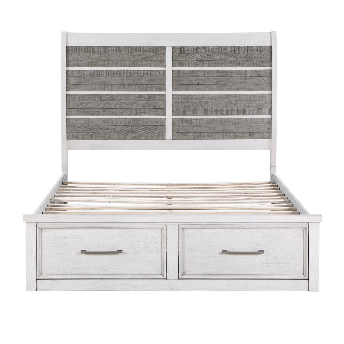 1303K-1EK* Eastern King Platform Bed with Footboard Storage