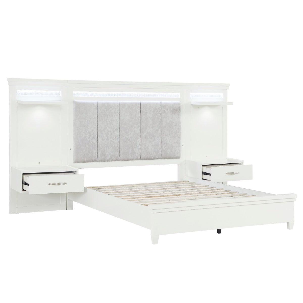 1321-1*WB 3pc Set Queen Wall Bed (QB+2TNS)