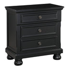 1714BK-4 Night Stand, Hidden Drawer