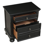 1714BK-4 Night Stand, Hidden Drawer
