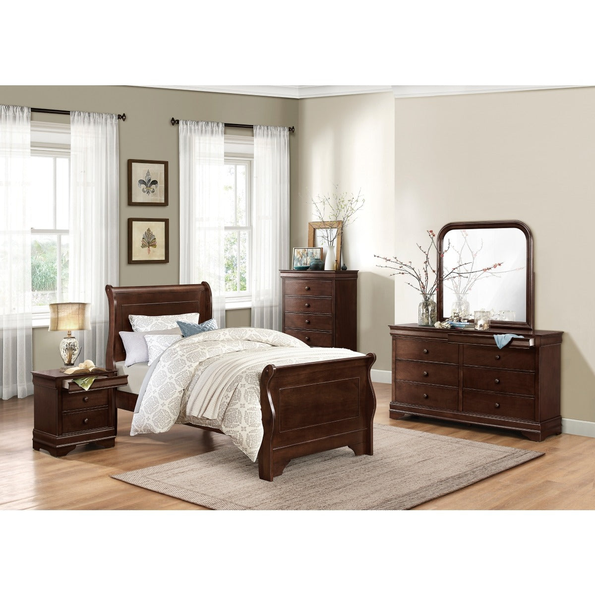 1856-5 Dresser, Two Hidden Drawers