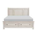2259KW-1EK* Eastern King Platform Bed with Footboard Storage
