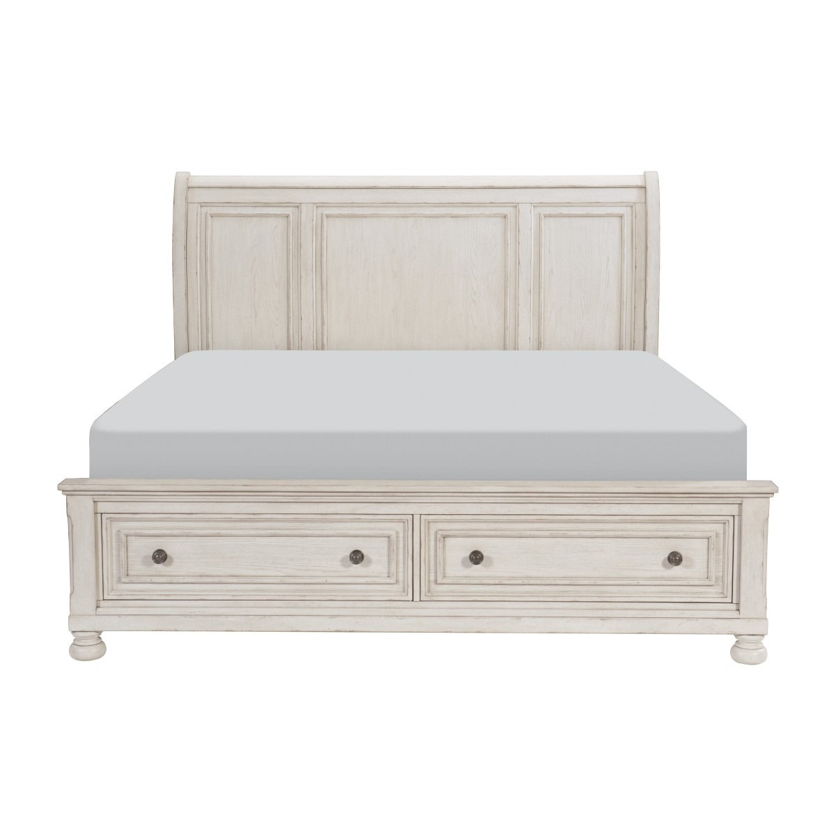 2259KW-1EK* Eastern King Platform Bed with Footboard Storage