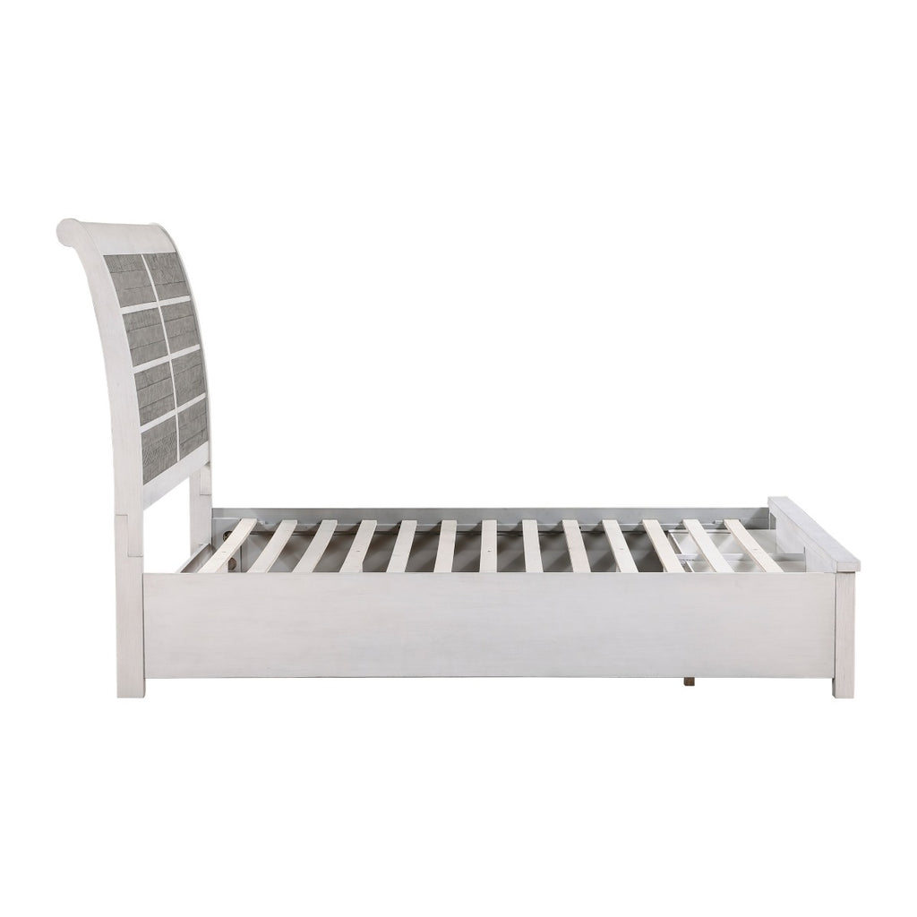 1303K-1EK* Eastern King Platform Bed with Footboard Storage