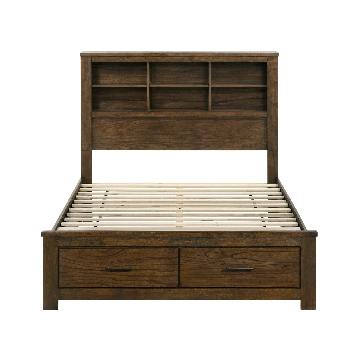 1592K-1EK* Eastern King Platform Bed with Footboard Storage