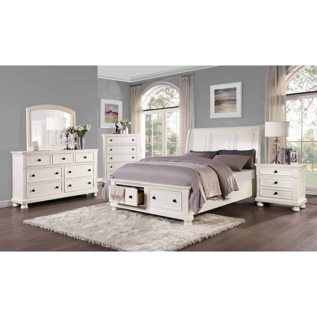 1714W-4 Night Stand, Hidden Drawer