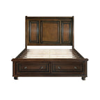 2159K-1EK* Eastern King Sleigh Platform Bed with Footboard Storage
